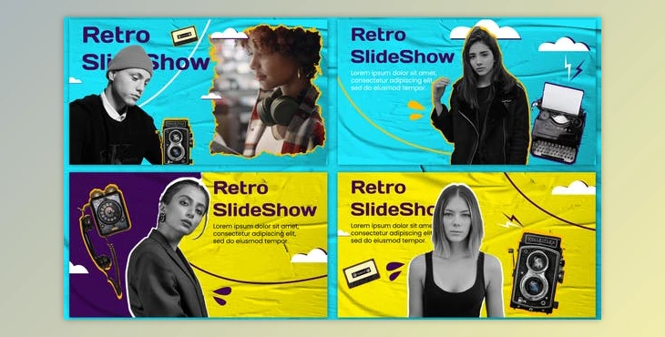 Download Retro SlideShow (Videohive 37608302) - AE Project