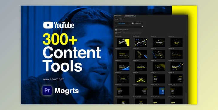 Download Youtube Content Tools for Premiere Pro (Videohive 36583411)