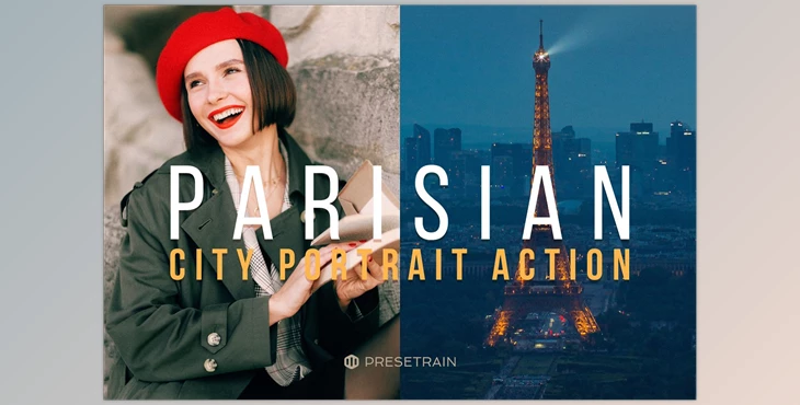Download Parisian City Portrait Action & LUT CreativeMarket - 6780705