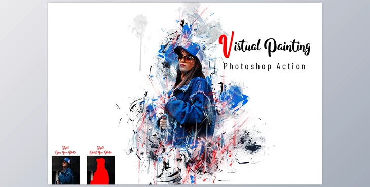Download Virtual Painting Photoshop Action CreativeMarket - 7232175