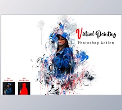 Download Virtual Painting Photoshop Action CreativeMarket - 7232175