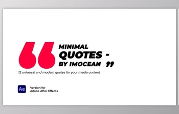 Download <span class='badge badge-warning'>Minimal</span> Quotes (<span class='badge badge-warning'>Videohive</span> 37817978) - AE <span class='badge badge-warning'>Project</span>