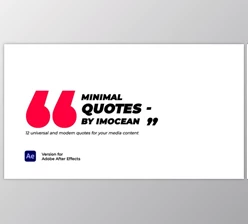 Download Minimal Quotes (Videohive 37817978) - AE Project