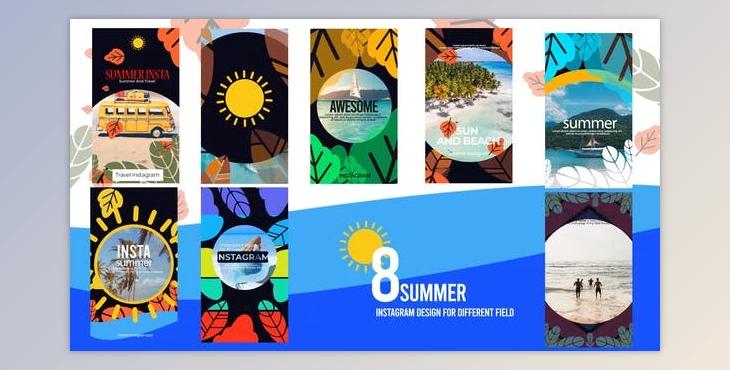 Download Summer Instagram Stories (Videohive 38023769) - AE Project
