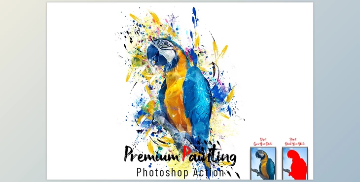 Download Premium Painting Photoshop Action Creativemarket 7245183