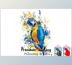 Download Premium Painting Photoshop Action Creativemarket 7245183