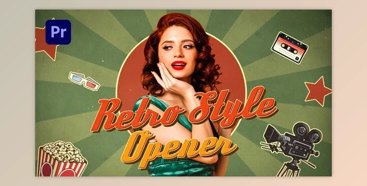 Download Youtube Vlog Intro | Retro Style Opener | Vintage Style | MOGRT (VideoHive 37745834)