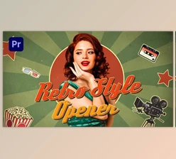 Download Youtube Vlog Intro | Retro Style Opener | Vintage Style | MOGRT (VideoHive 37745834)