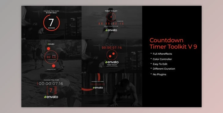 Download Countdown Timer Toolkit V9 (Videohive 38061593) - AE Project