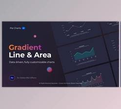 Download Gradient Line & Area Charts (Videohive 38049763) - AE Project
