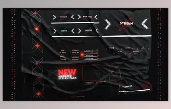 Download X Stream Package – Overlays, <span class='badge badge-warning'>Screens</span> (Videohive 38034627) - AE Project