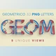 Download Geometrico – 3D Lettering CreativeMarket - 7176193