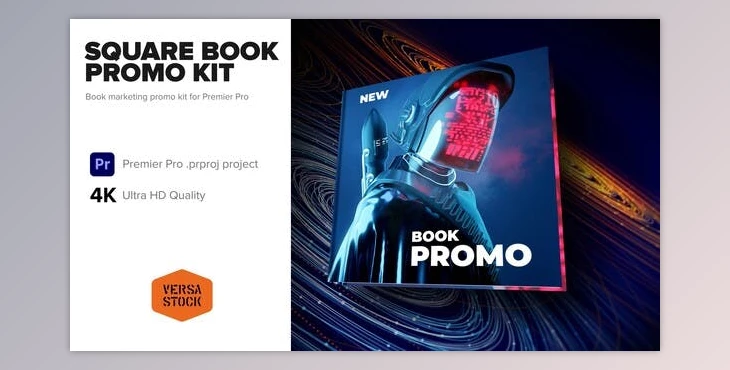 Download Square Book Marketing Promo Kit 4K (VideoHive 37773968) - PR Project