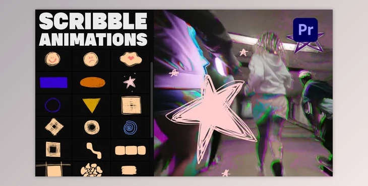 Download Scribble Elements And Transitions for Premiere Pro (VideoHive 37893166)