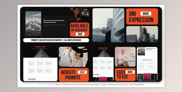 Download Multi Screen Website Promo (Videohive 38034717) - AE Project