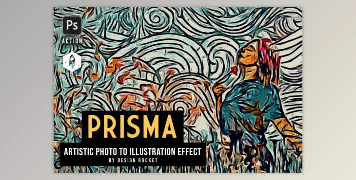 Download PRISMA Photo to Illustration Action for Photoshop