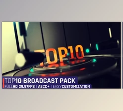 Download Top10 Broadcast Pack (Videohive 33635464) - AE Project