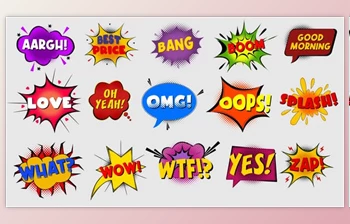 Download Modern Clean Comic <span class='badge badge-warning'>Bubbles</span> (<span class='badge badge-warning'>Videohive</span> 37947484) - AE <span class='badge badge-warning'>Project</span>