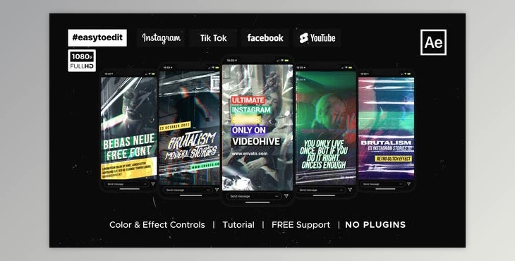Download Instagram Stories | Plastic Wrap (Videohive 37955983) - AE Project