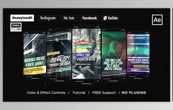Download Instagram Stories | Plastic <span class='badge badge-warning'>Wrap</span> (Videohive 37955983) - AE Project