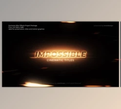 Download Impossible Cinematic Titles (Videohive 38037132) - AE Project