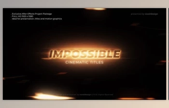 Download Impossible <span class='badge badge-warning'>Cinematic</span> Titles (<span class='badge badge-warning'>Videohive</span> 38037132) - AE <span class='badge badge-warning'>Project</span>
