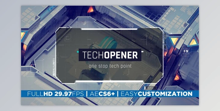 Download Tech Opener (Videohive 25722794) - AE Project