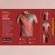 Download Men’s T-Shirt Short Mockup CreativeMarket - 7162109