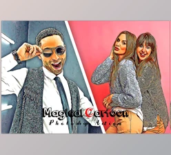 Download Magical Cartoon Photoshop Action CreativeMarket - 7267545