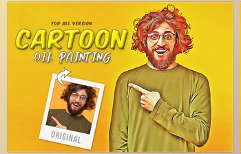 Download Cartoon Oil <span class='badge badge-warning'>Painting</span> CreativeMarket - 6649383
