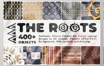 Download Authentic African <span class='badge badge-warning'>Patterns</span>, Symbols CreativeMarket - 7031687