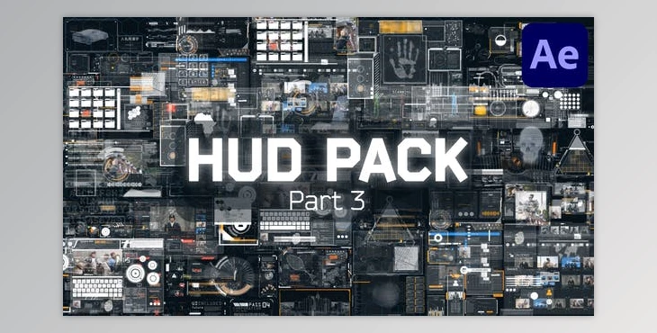 Download HUD Pack | Part 3 (Videohive 38272531) - AE Project