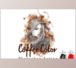Download Coffee Color Photoshop Action CreativeMarket - 7293750