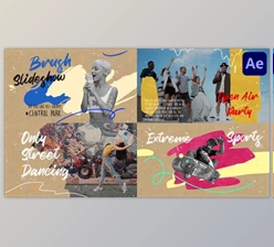 Download Brush Slideshow for After Effects (Videohive 38316889) - AE Project
