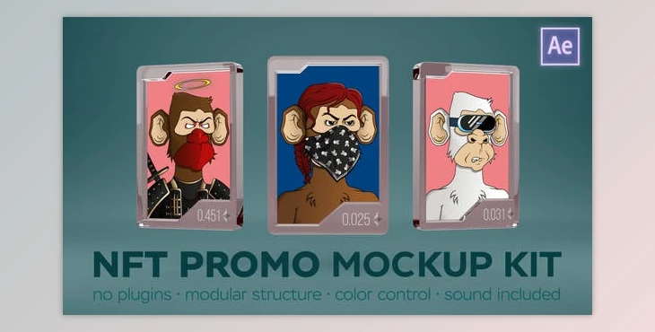 Download NFT Promo MockUp Kit (Videohive 38250076) - AE Project