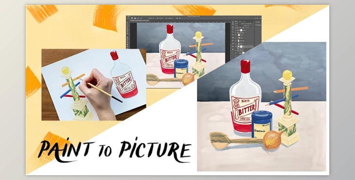 Download Paint to Picture: Create Finished Illustrations from Hand-Painted Elements in Photoshop