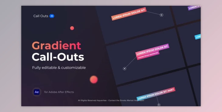 Download Gradient Call Outs (Videohive 38197109) - AE Project