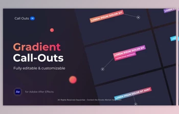 Download Gradient <span class='badge badge-warning'>Call</span> Outs (Videohive 38197109) - AE Project