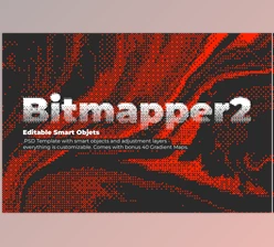 Download Bitmapper 2 – PSD Template CreativeMarket - 7306365