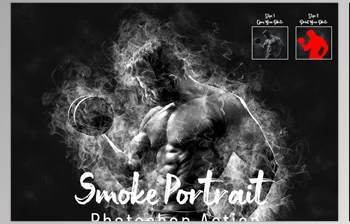 Download <span class='badge badge-warning'>Smoke</span> Portrait <span class='badge badge-warning'>Photoshop</span> Action CreativeMarket - 7301935