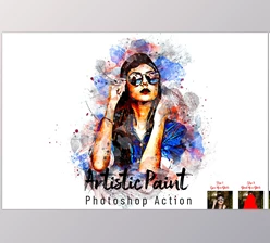 Download Artistic Paint Photoshop Action CreativeMarket - 7308696
