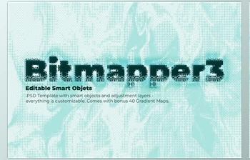 Download Bitmapper 3 – <span class='badge badge-warning'>PSD</span> <span class='badge badge-warning'>Template</span> <span class='badge badge-warning'>CreativeMarket</span> - 7309325