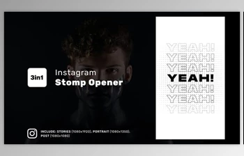 Download Instagram <span class='badge badge-warning'>Stomp</span> Opener (Videohive 38302257) - AE Project