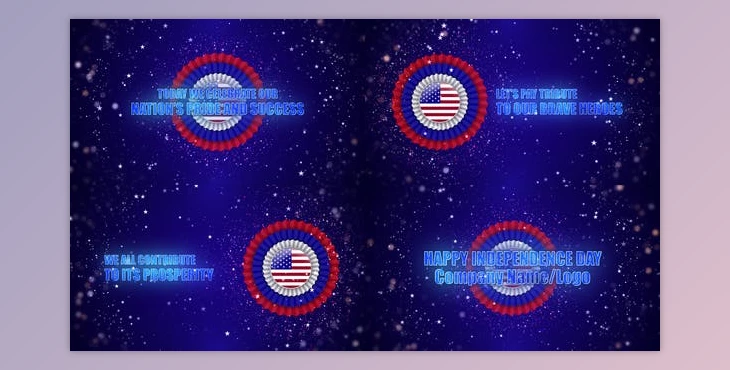 Download USA July 4th Independence Day Titles (Videohive 38314625) - AE Project