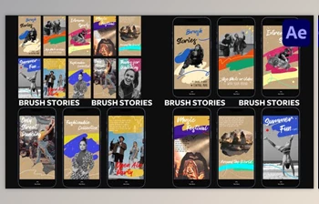Download Brush Stories for After <span class='badge badge-warning'>Effects</span> (Videohive 38316924) - AE Project