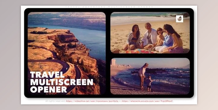 Download Travel Adventure Multiscreen Opener (Videohive 38305292) - AE Project