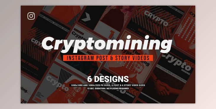 Download Cryptomining Instagram Promotion (Videohive 38291936) - AE Project