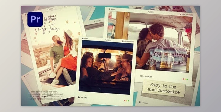 Download Realistic Photo Slideshow | Memories Slideshow | MOGRT (Videohive 38162725)