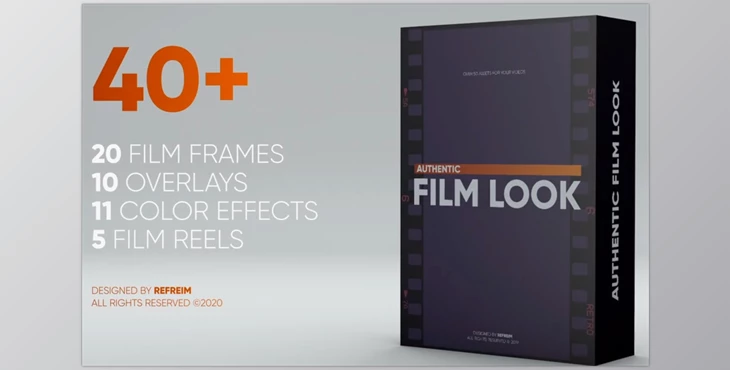 Download Authentic Film Look FCPX Motion Array 613239