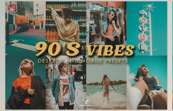 Download 10 <span class='badge badge-warning'>Retro</span> 90’s Lightroom Presets CreativeMarket - 7217911